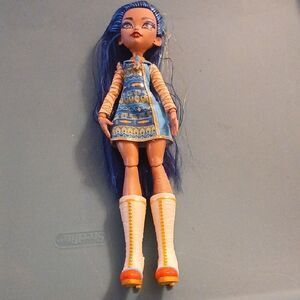 Monster High Fashion Doll with Blue Hair and Dress